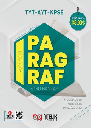 YKS-TYT-AYT-KPSS Paragraf Soru Bankası | Nitelik Yayınları (Ciltsiz) - Resim 1