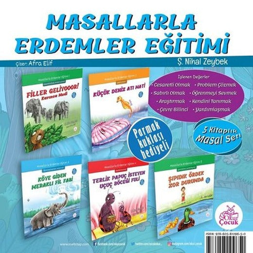 Masallarla Erdemler Eğitimi-5 Kitap Takım | Okur Çocuk