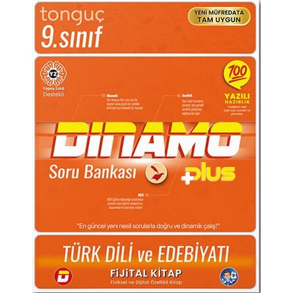 9. Sınıf Dinamo Türk Dili ve Edebiyatı Soru Bankası | Tonguç Akademi (İnce Kapak)