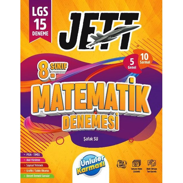 8. Sınıf Jett Matemetik 15 Deneme