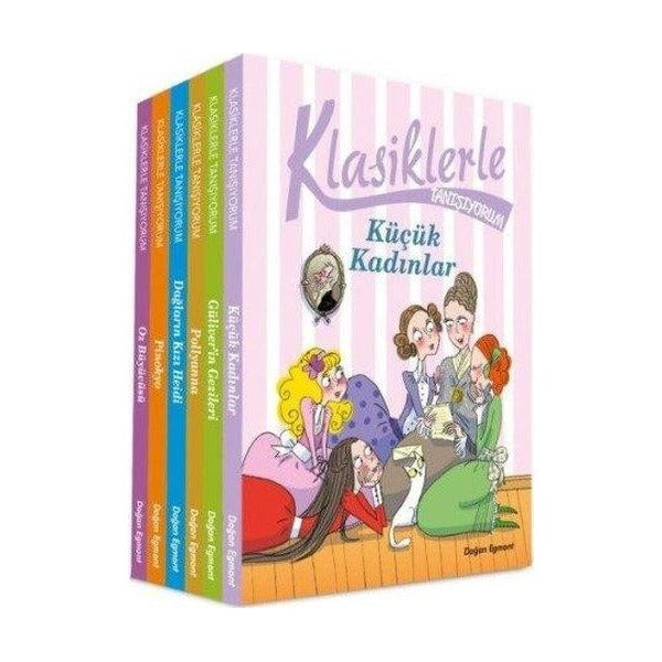 Klasiklerle Tanışıyorum Seti 2 - 6 Kitap Takım | Doğan Çocuk (İnce Kapak)