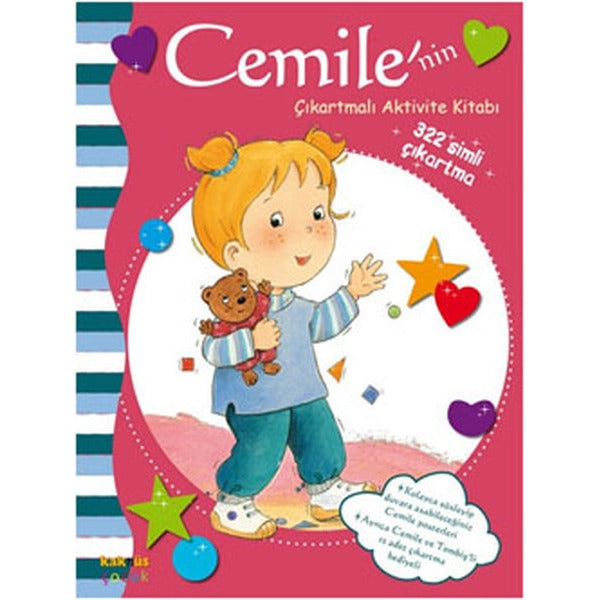 Cemile'nin Çıkatmalı Aktivite Kitabı (322 Simli Çıkartma) | Kaknüs Yayınları