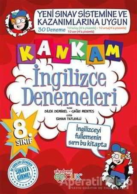 Kamkam 8. Sınıf Kankam İngilizce Denemeleri - Dilek Demirel - Akademi Çocuk