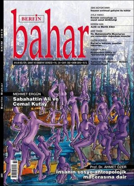 Berfin Bahar Aylık Kültür Sanat ve Edebiyat Dergisi Sayı: 260 Ekim 2019 | Berfin Bahar Dergisi (Ciltsiz)