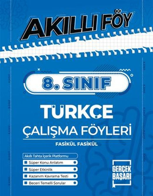 Metafor 8. Sınıf Türkçe Akıllı Çalışma Föyleri