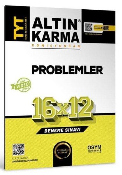 TYT Problemler 16x12 Deneme Sınavı | Altın Karma Yayınları (İnce Kapak) - Resim 1