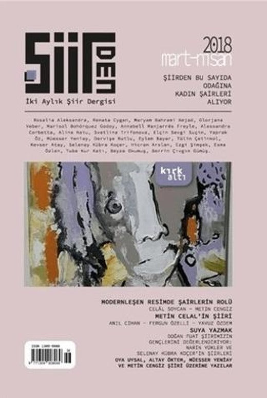 Şiirden İki Aylık Şiir Dergisi Sayı: 46 Mart - Nisan 2018 | Şiirden Yayıncılık (Ciltsiz)