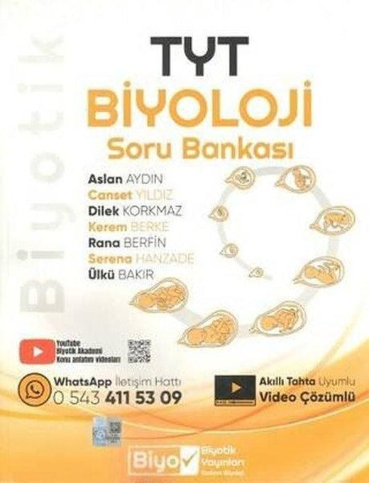 TYT Biyoloji Biyotik Soru Bankası | Biyotik Yayınları (İnce Kapak)