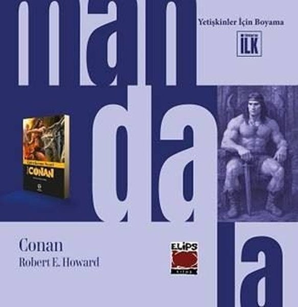 Mandala Dünyası Conan - Yetişkinler İçin Boyama | Elips Kitapları (İnce Kapak)