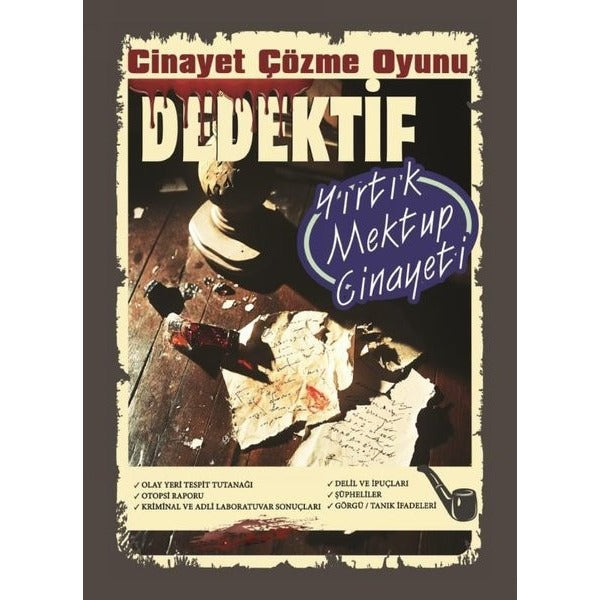Yırtık Mektup Cinayeti - Dedektif Cinayet Çözme Oyunu | Kolektif (İnce Kapak)