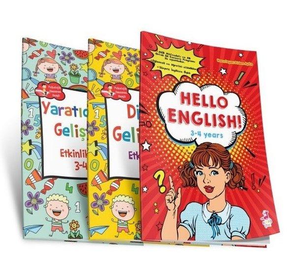 3-4 Yaş Çocuklar için Etkinlik Serisi Seti - 3 Kitap Takım | Olimpos Çocuk (İnce Kapak) - Resim 1
