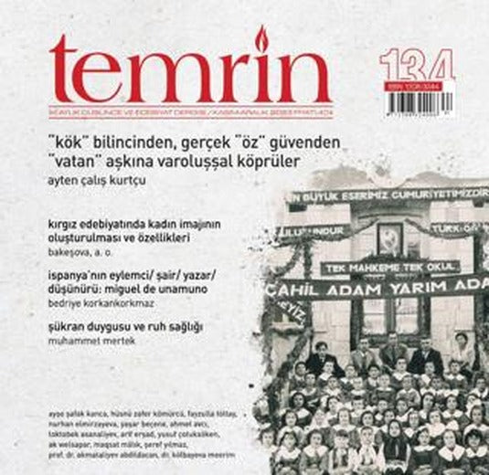 Temrin Düşünce ve Edebiyat Dergisi Sayı: 134 Kasım - Aralık 2023 | Temrin Dergisi (Ciltsiz)