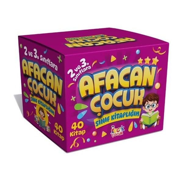 Afacan Çocuk Serisi Seti - 40 Kitap Takım | Bıcırık Yayınları (İnce Kapak)