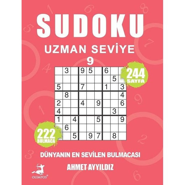 Sudoku Uzman Seviye 9 | Olimpos Yayınları (İnce Kapak)