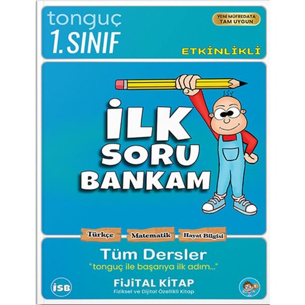1. Sınıf Tüm Dersler Soru Bankası - Etkinlikli | Tonguç Akademi (İnce Kapak)