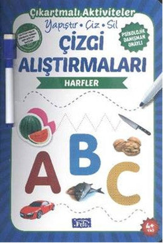 Çizgi Alıştırmaları - Harfler | Parıltı Yayınları