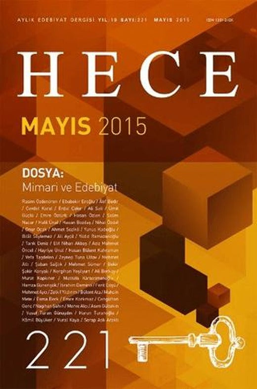 Hece Aylık Edebiyat Dergisi Sayı: 221 - Mayıs 2015 | Hece Dergisi (Ciltsiz)