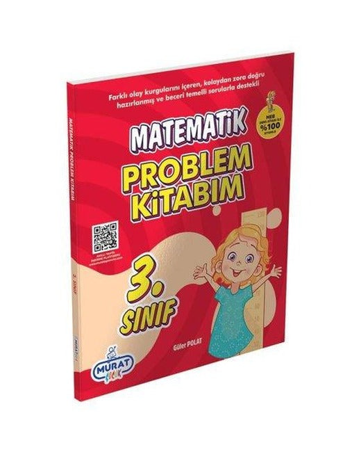 3607 3. Sınıf Matematik Problemler Kitabım | Murat Yayınları (İnce Kapak)