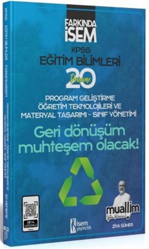 KPSS Eğitim Bilimleri Program Geliştirme Muallim 20 Deneme Çözümlü | İSEM Yayıncılık (Ciltsiz)