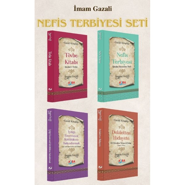 İmam Gazali Nefis Terbiyesi Seti - 4 Kitap Takım | Kuba Yayınları (İnce Kapak)
