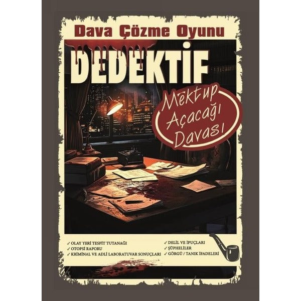 Mektup Açacağı Davası - Dedektif Dava Çözme Oyunu | Kolektif (İnce Kapak)