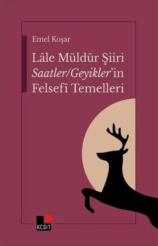 Lale Müldür Şiiri Saatler - Geyikler'in Felsefi Temelleri | Kesit Yayınları (İnce Kapak)