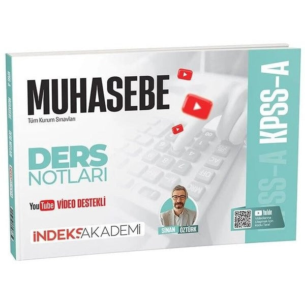 2026 KPSS A Grubu Muhasebe Video Ders Notları | İndeks Akademi (İnce Kapak)