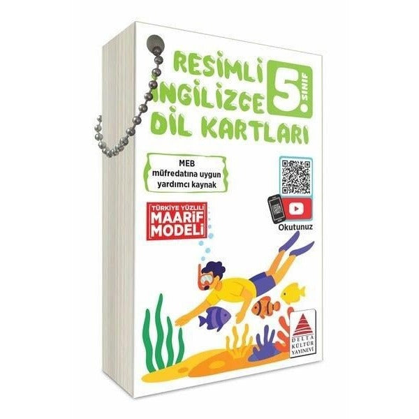 5. Sınıf Resimli İngilizce Dil Kartları