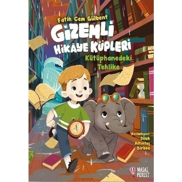 Kütüphanedeki Tehlike - Gizemli Hikaye Küpleri | Masalperest (İnce Kapak)