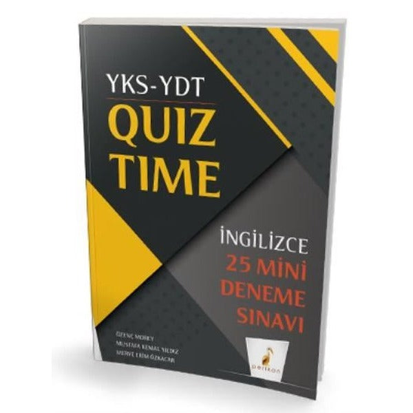 YKS YDT İngilizce Quiz Time 25 Mini Deneme | Pelikan Yayınları (İnce Kapak)