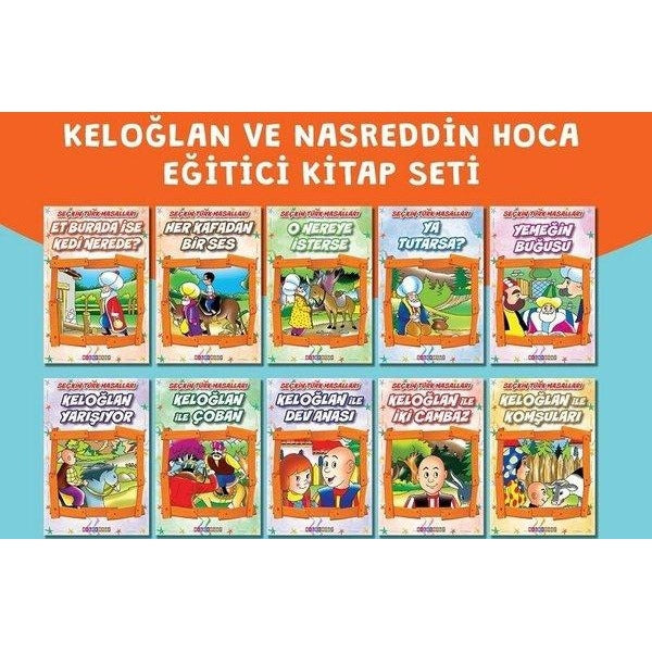 Keloğlan ve Nasreddin Hoca Eğitici Kitap Seti