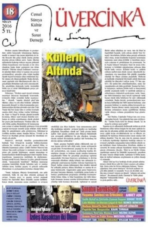 Üvercinka Dergisi Sayı: 18 Nisan 2016 | Üvercinka Dergisi (Ciltsiz)