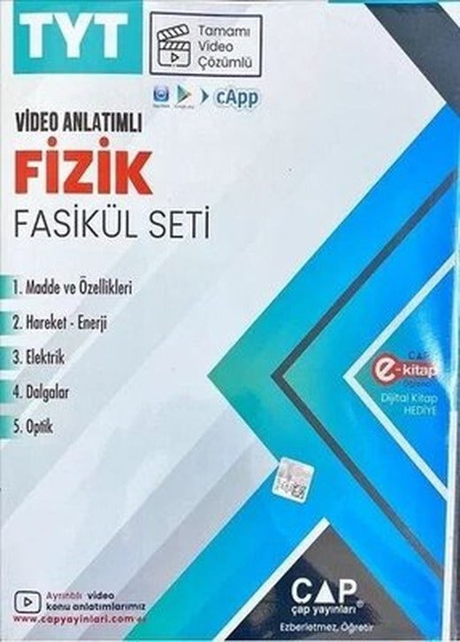 TYT Fizik Set | Çap Yayınları (İnce Kapak)