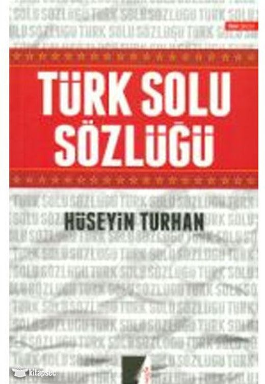 Türk Solu Sözlüğü Kumsaati Yayınları | Kitap Yayınları