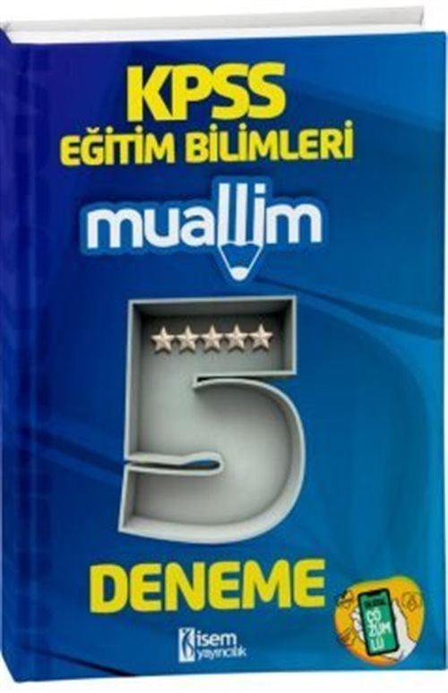 2025 İsem KPSS Eğitim Bilimleri Muallim 5 Deneme | İSEM Yayıncılık (Ciltsiz)