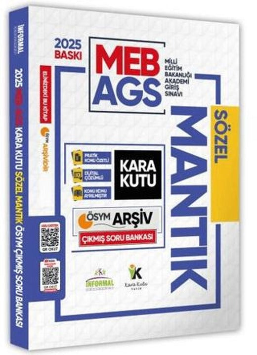 2025 MEB-AGS Sözel Mantık Kara Kutu ÖSYM Çıkmış Soru Havuzu Bankası Konu Özetli Video/PDF Çözümlü