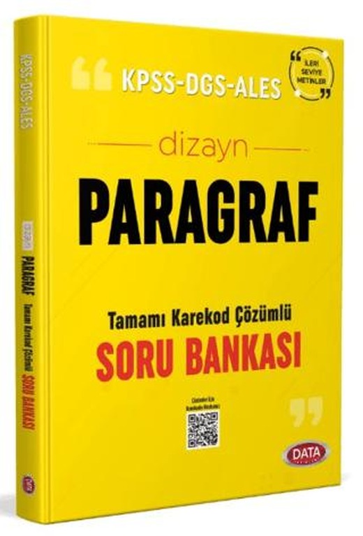 KPSS ALES DGS Dizayn Yeni Nesil Sorularla Paragraf Soru Bankası