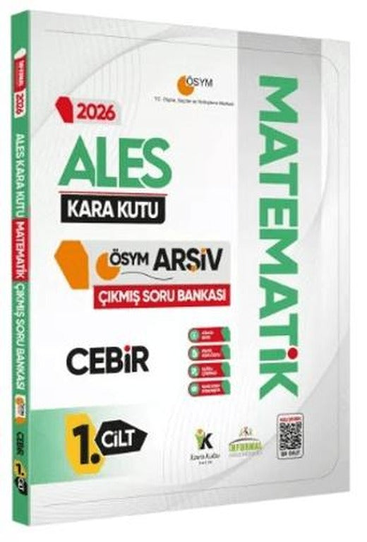 2026 ALES Matematik Kara Kutu 1.Cilt Cebir ÖSYM Çıkmış Soru Bankası K. Özetli Dijital Çözümlü