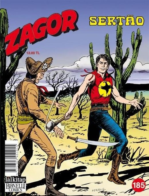 Zagor Sayı 185-Sertao | Lal (İnce Kapak)