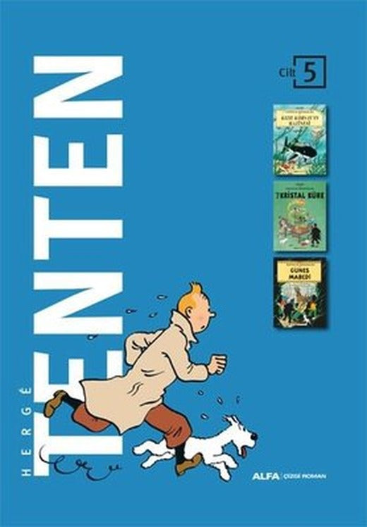 Tenten Cilt 5 - Üç Kitap Bir Arada - Kutulu | Alfa Yayınları