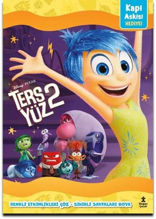 Disney Pixar Ters Yüz 2 - Parıltılı Etkinlikler Kitabı - Kapı Askısı Hediye! | Doğan Çocuk (İnce Kapak)