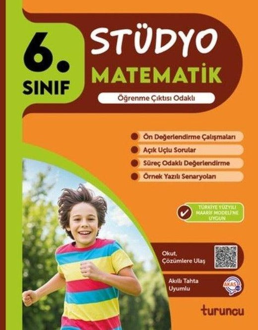 6. Sınıf Matematik Stüdyo Turuncu | Turuncu Yayınları (İnce Kapak)