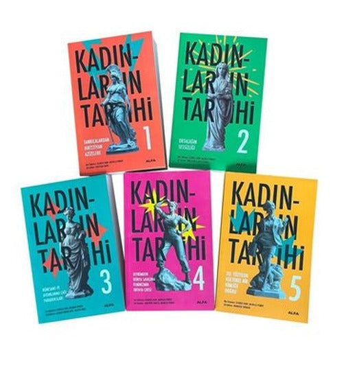 Kadınların Tarihi Seti - 5 Kitap Takım | Alfa Yayıncılık (İnce Kapak)