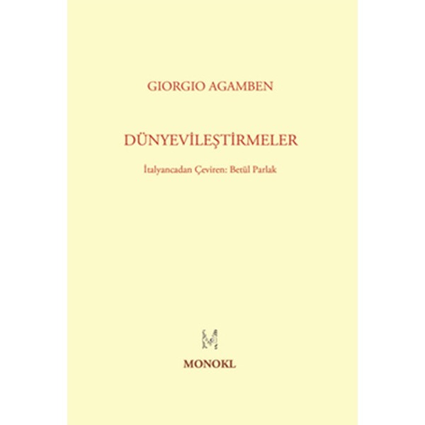 Dünyevileştirmeler | Monokl (İnce Kapak)