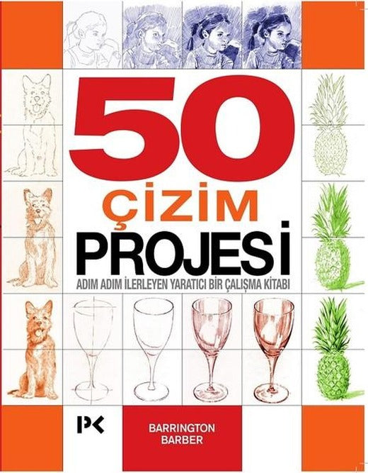 50 Çizim Projesi | Profil Kitap (İnce Kapak)