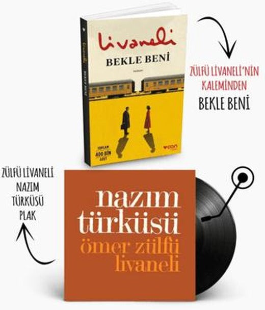 Plaklı Kitaplar - Bekle Beni | Plak (Ciltsiz)