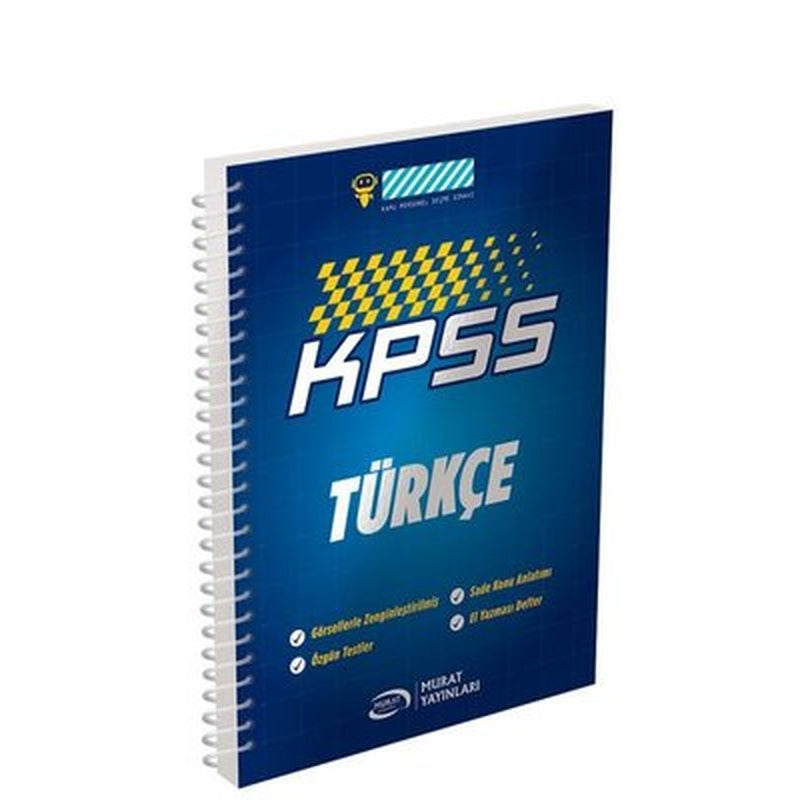 KPSS Türkçe Defteri | Murat Yayınları (İnce Kapak)