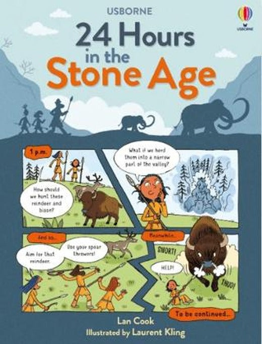 24 Hours In The Stone Age | Usborne (Ciltli)