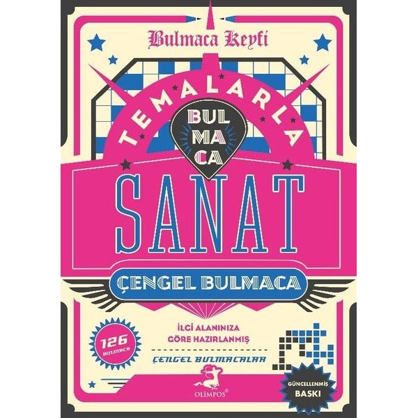 Temalarla Çengel Bulmaca - Sanat - 126 Bulmaca | Olimpos Yayınları (İnce Kapak)