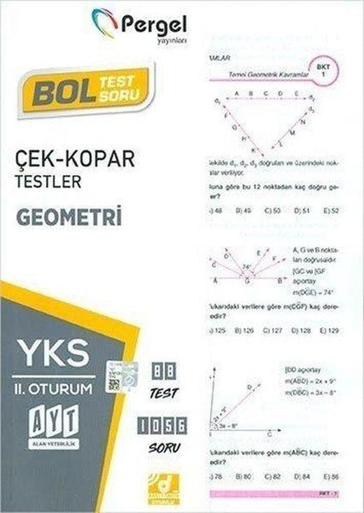 AYT Geometri Çek Kopar Testler | Pergel (İnce Kapak)